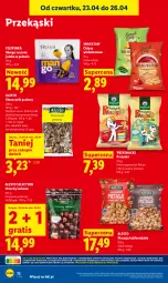Gazetka promocyjna Lidl - Gazetka ważna od 23.04 do 26.04 - Gazetka - ważna od 26.04 do 26.04.2026 - strona 72 - produkty: Pistacje, Gra, Inka, Słonecznik prażony, Papryka, Chipsy, Mango suszone, Przysnacki, Mango