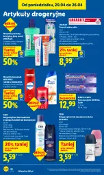 Gazetka promocyjna Lidl - Gazetka ważna od 23.04 do 26.04 - Gazetka - ważna od 26.04 do 26.04.2026 - strona 82 - produkty: Old Spice, Dezodorant, Pasta do zębów, Lacalut, Antyperspirant, Blend-a-Med