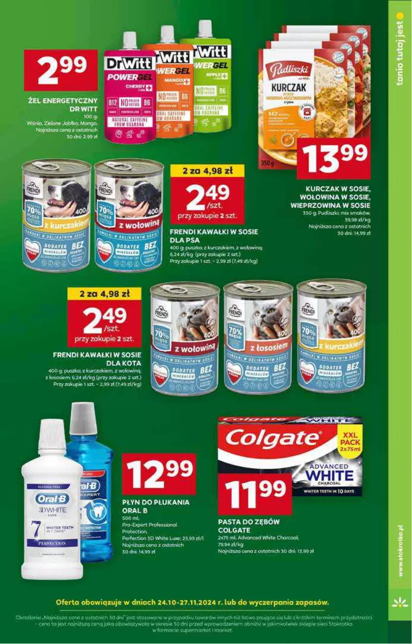 Gazetka promocyjna Stokrotka - Supermarket - ważna 24.10 do 29.10.2024 - strona 35 - produkty: Colgate, Kawa, Kurczak, LG, Oral B, Pasta do zębów, Piwa, Płyn do płukania, Sos, Wieprzowina, Wołowina