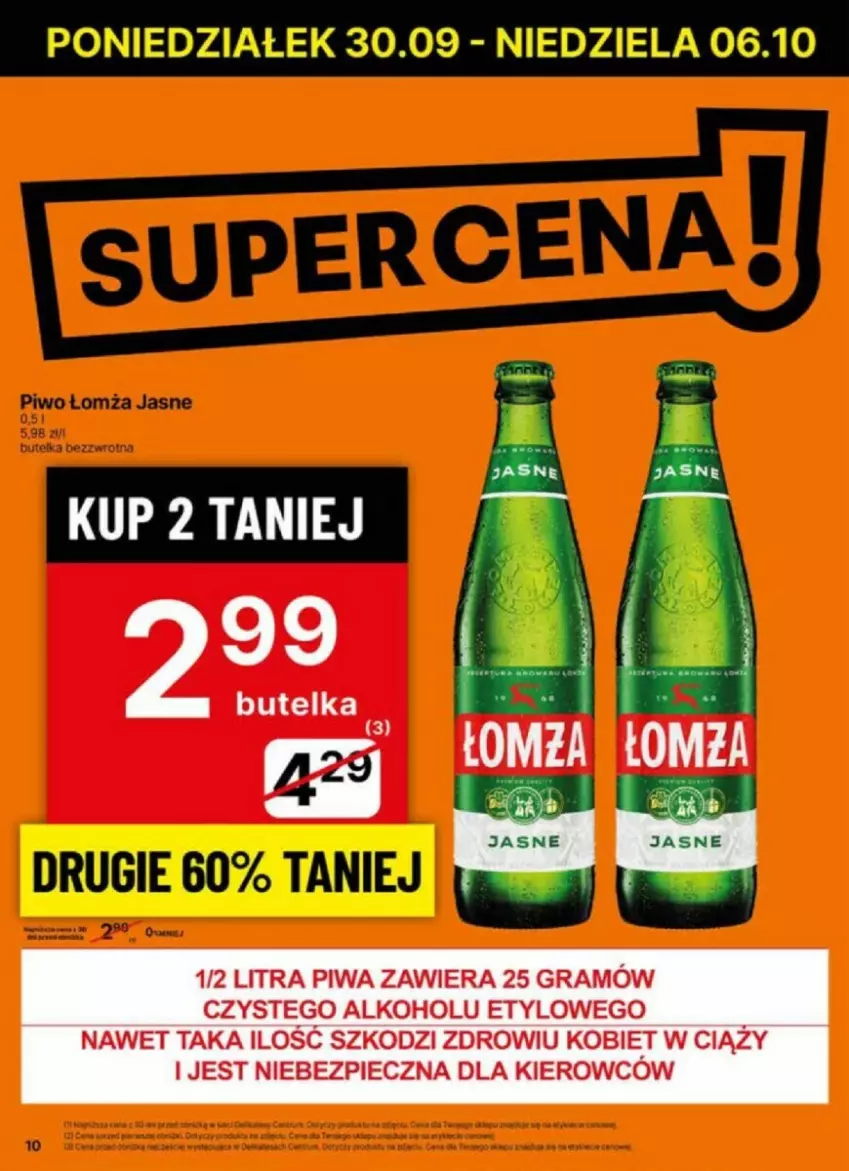 Gazetka promocyjna Delikatesy Centrum - ważna 30.09 do 06.10.2024 - strona 2 - produkty: Gra, Piec, Piwa, Piwo