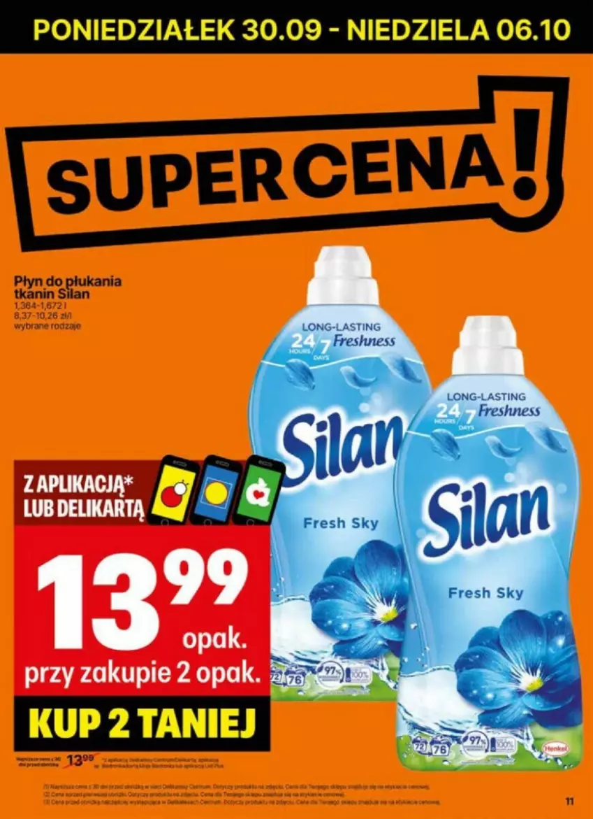 Gazetka promocyjna Delikatesy Centrum - ważna 30.09 do 06.10.2024 - strona 3 - produkty: Płyn do płukania, Por, Rum, Silan