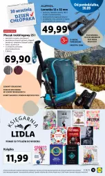 Gazetka promocyjna Lidl - GAZETKA - Gazetka - ważna od 01.10 do 01.10.2022 - strona 13 - produkty: Top, Rama, Książka, Plecak, Pasek, Sznurek, Pokrowiec, Napój, Lornetka, Obiektyw