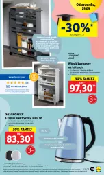 Gazetka promocyjna Lidl - GAZETKA - Gazetka - ważna od 01.10 do 01.10.2022 - strona 33 - produkty: Piec, Czajnik elektryczny, Czajnik, Tera, Tran, Wózek, Drzwi