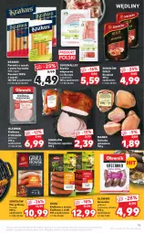 Gazetka promocyjna Kaufland - OFERTA TYGODNIA - Gazetka - ważna od 27.07 do 27.07.2022 - strona 15 - produkty: Kurczak, Polędwica, Krakus, Sok, Ser, Szynka wieprzowa, Sokołów, Kindziuk, Kiełbasa krakowska, Parówki, Parówki z szynki, Duda, Szynka, Boczek, Kaszanka, Grill, Kasza, Kiełbasa, Olewnik