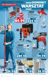 Gazetka promocyjna Kaufland - OFERTA TYGODNIA - Gazetka - ważna od 27.07 do 27.07.2022 - strona 40 - produkty: Zestaw wkrętaków, Teleskop, Top, Sok, Por, Wiertarka, Tarka, Dres, Mieszadło, Wiertarka udarowa, Wkręt, Młot, Młotowiertarka, Dywan