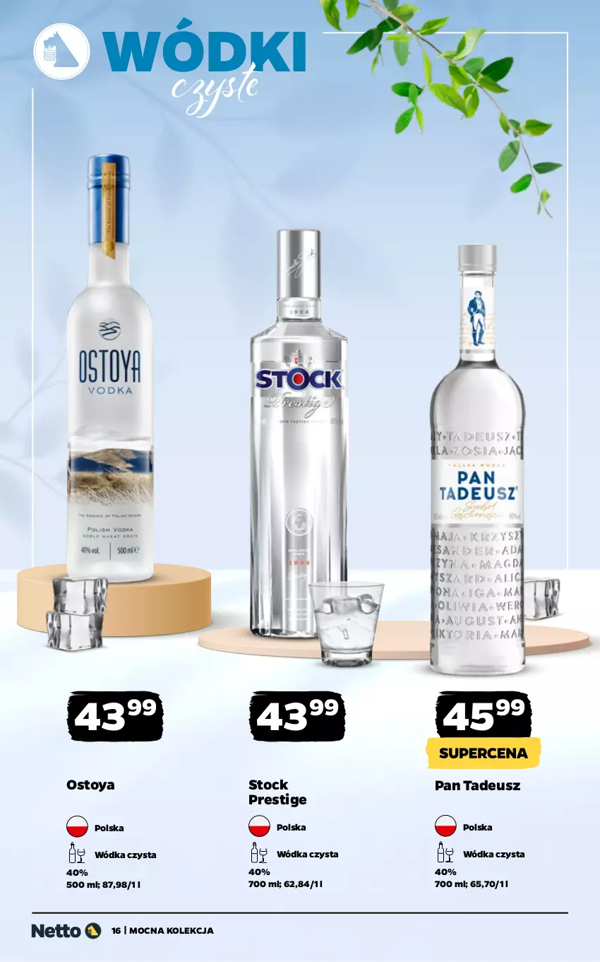 Gazetka promocyjna Netto - Alkohole - Mocne - ważna 11.05 do 23.05.2026 - strona 16 - produkty: Stock, Wódka