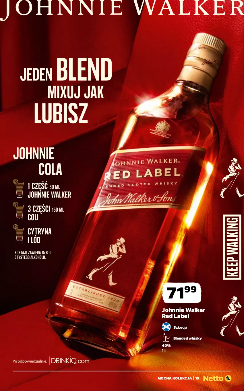 Gazetka promocyjna Netto - Alkohole - Mocne - ważna 11.05 do 23.05.2026 - strona 19 - produkty: Johnnie Walker, Koc, Whisky