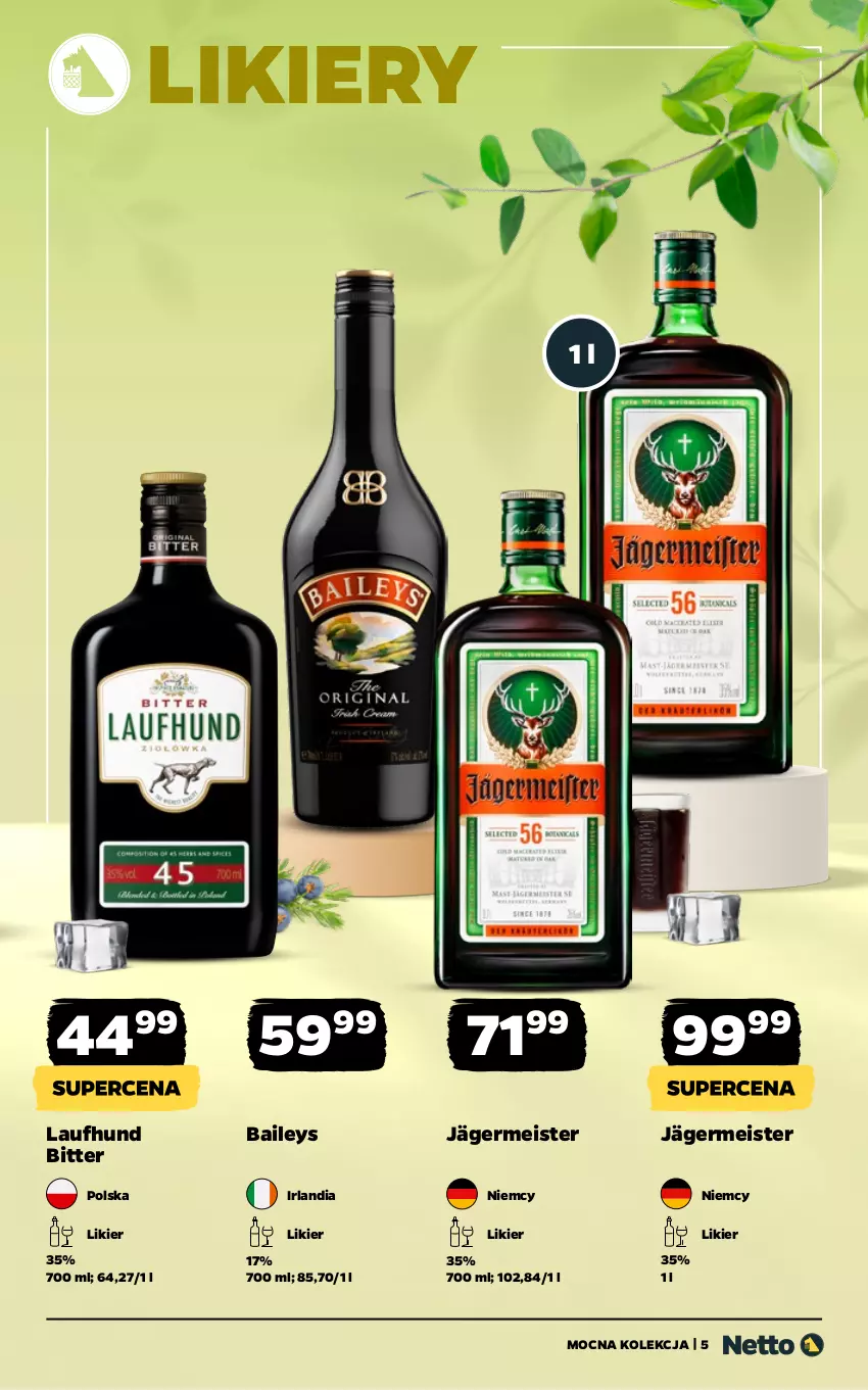 Gazetka promocyjna Netto - Alkohole - Mocne - ważna 11.05 do 23.05.2026 - strona 5 - produkty: Likier