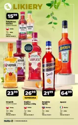 Gazetka promocyjna Netto - Alkohole - Mocne - Gazetka - ważna od 23.05 do 23.05.2026 - strona 4 - produkty: Gin, Soplica, Krupnik, Likier, Aperol