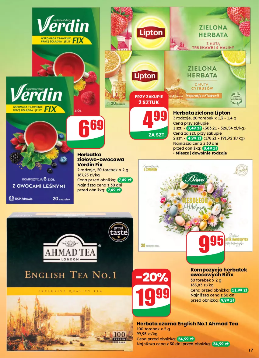Gazetka promocyjna Dino - Gazetka 13 / 2026 - ważna 25.03 do 31.03.2026 - strona 17 - produkty: Herbata, Herbata czarna, Lipton
