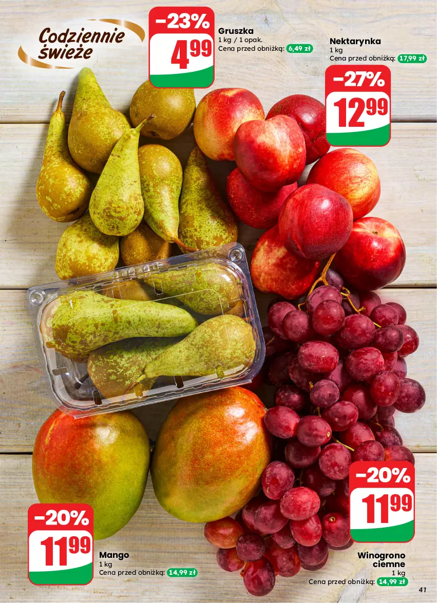 Gazetka promocyjna Dino - Gazetka 13 / 2026 - ważna 25.03 do 31.03.2026 - strona 41 - produkty: Mango, Nektar, Nektarynka, Wino