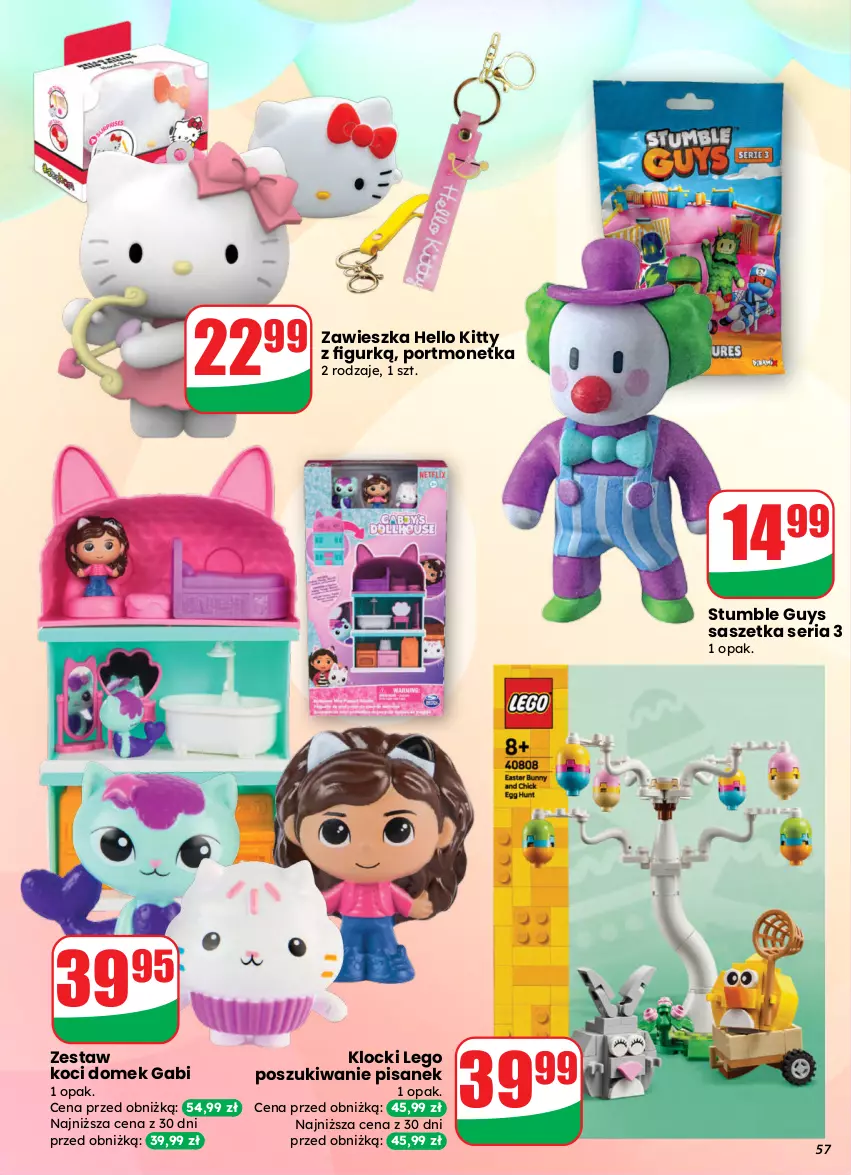 Gazetka promocyjna Dino - Gazetka 13 / 2026 - ważna 25.03 do 31.03.2026 - strona 57 - produkty: Klocki, Koc, LEGO, Por, Portmonetka, Ser