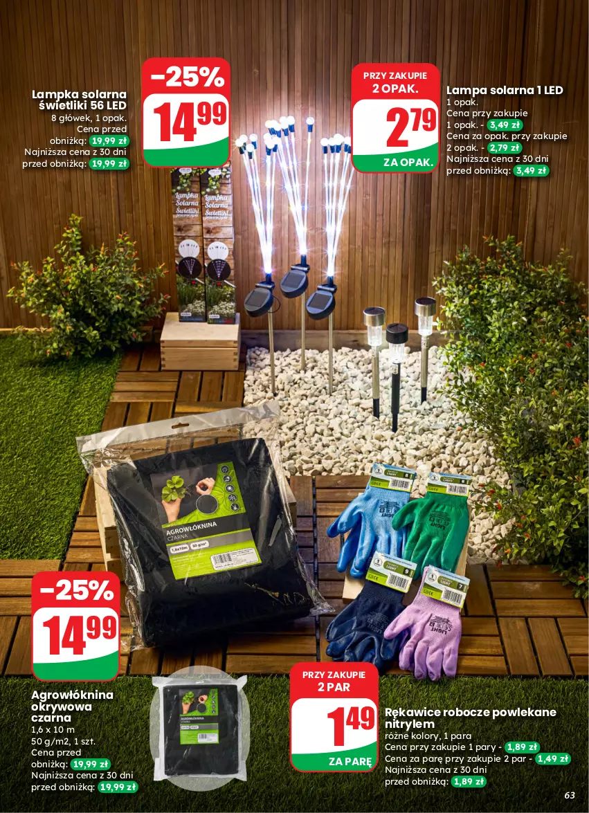 Gazetka promocyjna Dino - Gazetka 13 / 2026 - ważna 25.03 do 31.03.2026 - strona 63 - produkty: Lampa, Rękawice, Rękawice robocze