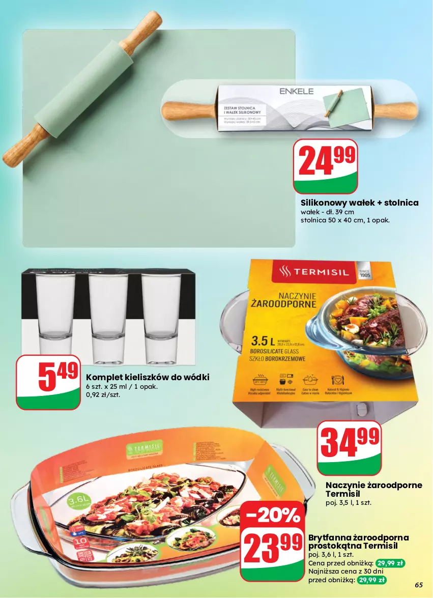 Gazetka promocyjna Dino - Gazetka 13 / 2026 - ważna 25.03 do 31.03.2026 - strona 65 - produkty: Fa, Naczynie żaroodporne, Por, Stolnica, Wałek