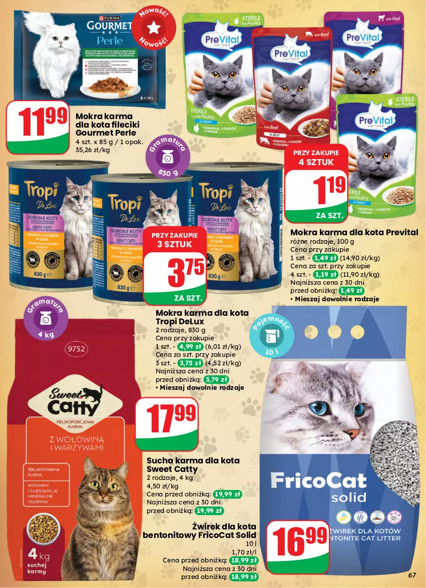 Gazetka promocyjna Dino - Gazetka 13 / 2026 - ważna 25.03 do 31.03.2026 - strona 67 - produkty: Mokra karma, Sucha karma