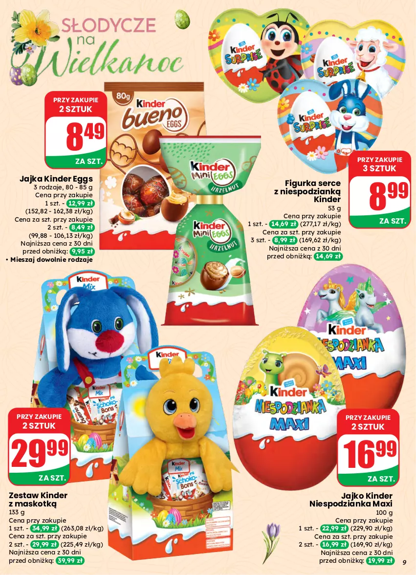 Gazetka promocyjna Dino - Gazetka 13 / 2026 - ważna 25.03 do 31.03.2026 - strona 9 - produkty: Kinder, Ser