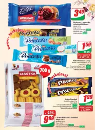 Gazetka promocyjna Dino - Gazetka 3 - Gazetka - ważna od 23.01 do 23.01.2024 - strona 7 - produkty: Ciastka, Princessa, Baton, Gala, Biszkopty, Kokos, LG, HP, Fa