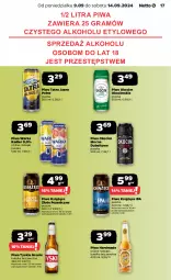 Gazetka promocyjna Netto - Netto Gazetka Food 37/24A - Gazetka - ważna od 14.09 do 14.09.2024 - strona 17 - produkty: Piwa, Piwo, Książęce, Koc, Gra, Tyskie, Warka, Tatra, Radler, Okocim