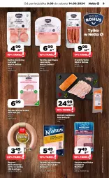 Gazetka promocyjna Netto - Netto Gazetka Food 37/24A - Gazetka - ważna od 14.09 do 14.09.2024 - strona 9 - produkty: Kurczak, Krakus, Ser, Por, Pasztet, Stół, Szynka konserwowa, Szynka, Sport, Morliny, Boczek, Frankfurterki