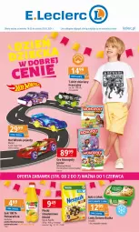 Gazetka promocyjna E Leclerc - Gazetka - ważna od 25.05 do 25.05.2024 - strona 1 - produkty: Sok, Koc, Gra, Cif, T-shirt, Pojazd, Lody, Fortuna, Mattel, Zielona Budka, Dzieci, Danio, Hot Wheels, Monopoly, Psi Patrol, Fa