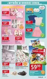 Gazetka promocyjna E Leclerc - Gazetka - ważna od 25.05 do 25.05.2024 - strona 13 - produkty: Klapki, Koc, Kapcie, Pościel, Karp, T-shirt, Ręcznik, Dzieci, Komplet pościeli, Sukienka, Poduszka, Fa