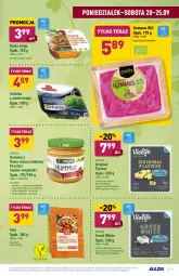 Gazetka promocyjna Aldi - Gazetka - ważna od 25.09 do 25.09.2021 - strona 11 - produkty: Sałatka, Hummus, Ser, Mus, Gin, Pasztet, Kawa, Tofu, Tera, Sałat, Smalec, Buraki, Feta, Olej, Kokos