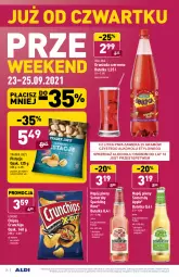 Gazetka promocyjna Aldi - Gazetka - ważna od 25.09 do 25.09.2021 - strona 24 - produkty: Piwa, Pistacje, Cebula, Ser, Gra, Somersby, Chipsy, Oranżada, Hellena, Napój gazowany, Crunchips, Lorenz, Napój