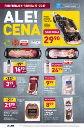 Gazetka promocyjna Aldi - Gazetka - ważna od 25.09 do 25.09.2021 - strona 4 - produkty: Piec, Polędwiczka wieprzowa, Mięsne specjały, Lodówka, Królik, Tera, Tusz, Kiełbasa krucha, Boczek, Kiełbasa, Boczek pieczony