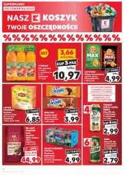 Gazetka promocyjna Kaufland - Gazetka tygodnia - Gazetka - ważna od 26.03 do 26.03.2024 - strona 4 - produkty: Goplana, Piwa, Piwo, Ciastka, Sok, Gra, BIC, Kawa ziarnista, Jeżyki, Chipsy, Kawa, Kosz, Velvet, LANA, Lipton, Chusteczki, Tymbark, Herbata, Lay’s