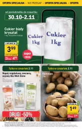 Gazetka promocyjna Stokrotka - Supermarket - Gazetka - ważna od 02.11 do 02.11.2023 - strona 4 - produkty: Warzywa, Cukier, Ziemniaki, Owoce, Napój, Mięso