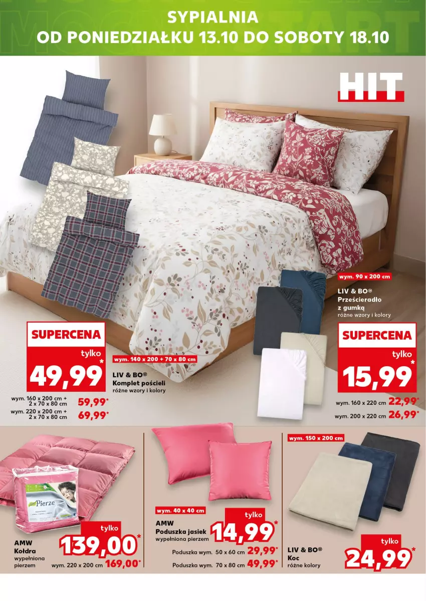 Gazetka promocyjna Kaufland - Kaufland - ważna 09.10 do 15.10.2025 - strona 16 - produkty: Koc, Kołdra, Poduszka, Prześcieradło, Sypialnia