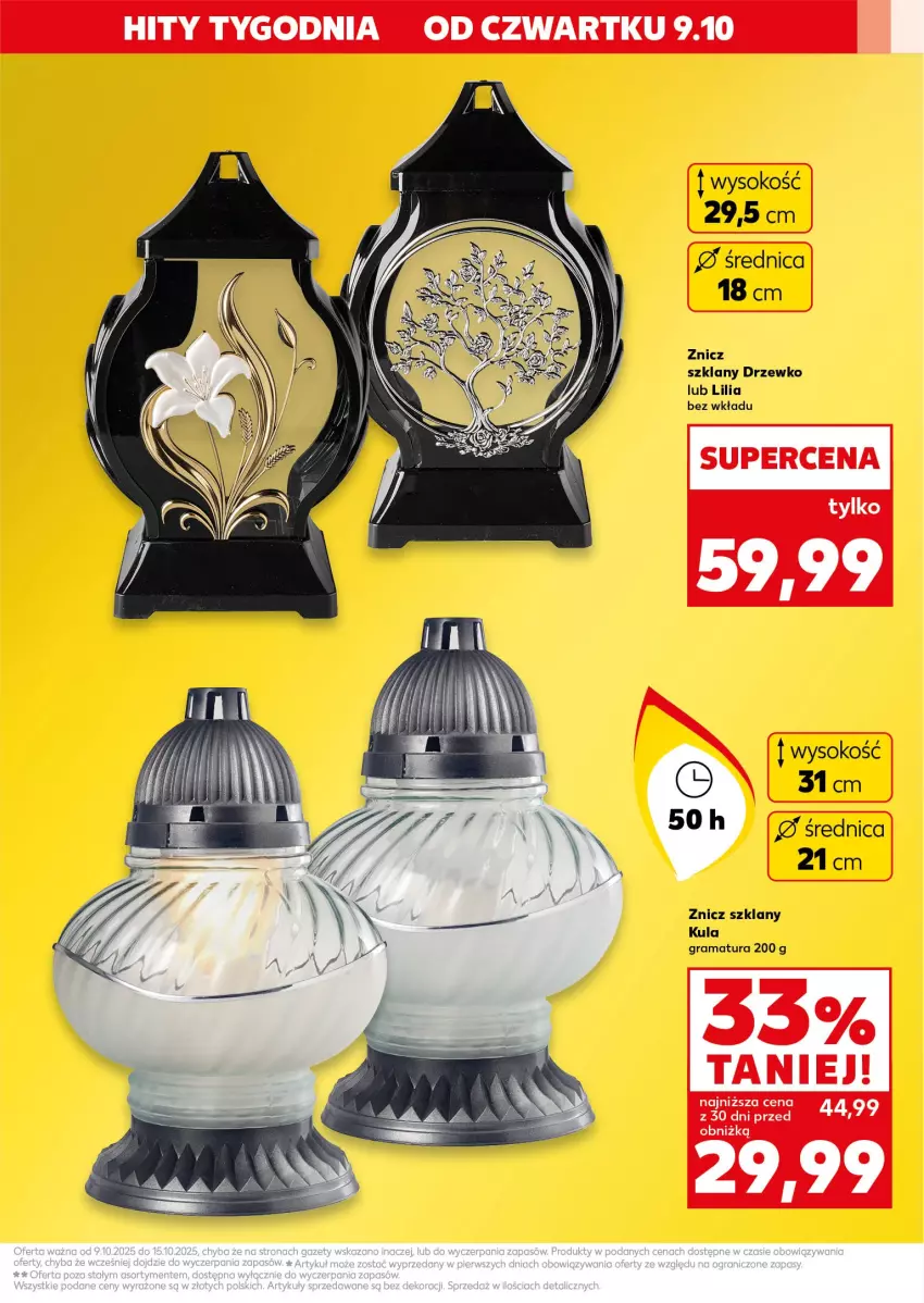 Gazetka promocyjna Kaufland - Kaufland - ważna 09.10 do 15.10.2025 - strona 3 - produkty: Gra, Rama, Sok, Znicz
