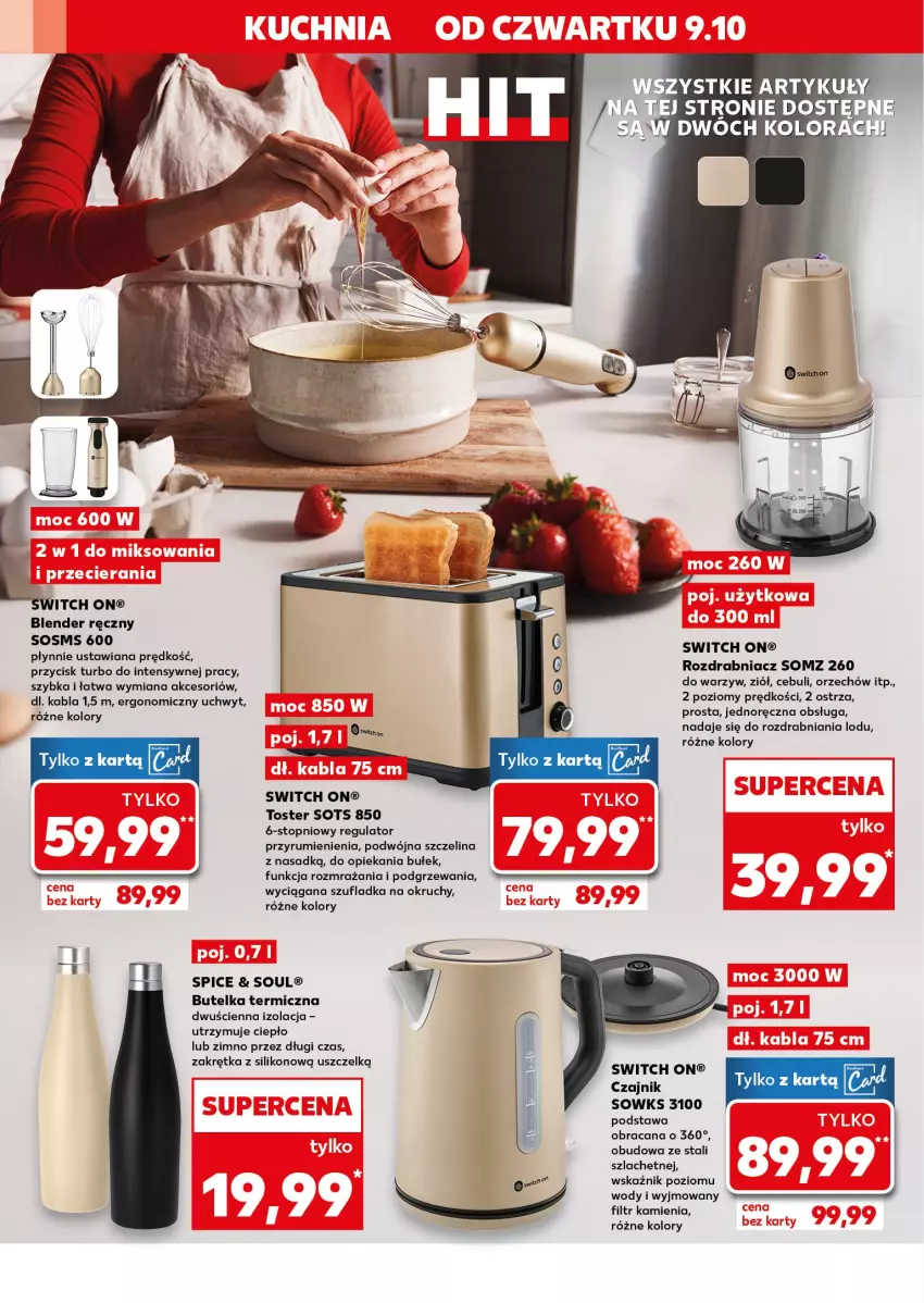 Gazetka promocyjna Kaufland - Kaufland - ważna 09.10 do 15.10.2025 - strona 8 - produkty: Acana, Blender, Blender ręczny, Czajnik, Rozdrabniacz, Rum, Sos, Top, Toster