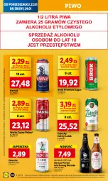 Gazetka promocyjna Lidl - GAZETKA - Gazetka - ważna od 24.01 do 24.01.2024 - strona 40 - produkty: Piwo, Por, Koc, Warka, Fortuna, Okocim, Harnaś