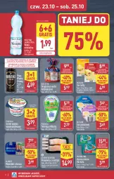 Gazetka promocyjna Aldi - Artykuły przemysłowe i tekstylia - Gazetka - ważna od 25.10 do 25.10.2025 - strona 6 - produkty: Piwa, Piwo, Polędwica, Serek wiejski, Sok, Ser, Pur, Mus, Gin, Gra, Twaróg, Piątnica, Purina, Warka, Wafle, Golden Seafood, Serek, Edam, Szyna, Twaróg półtłusty, Woda mineralna, Ser pleśniowy, Mintaj, Dorsz, Woda