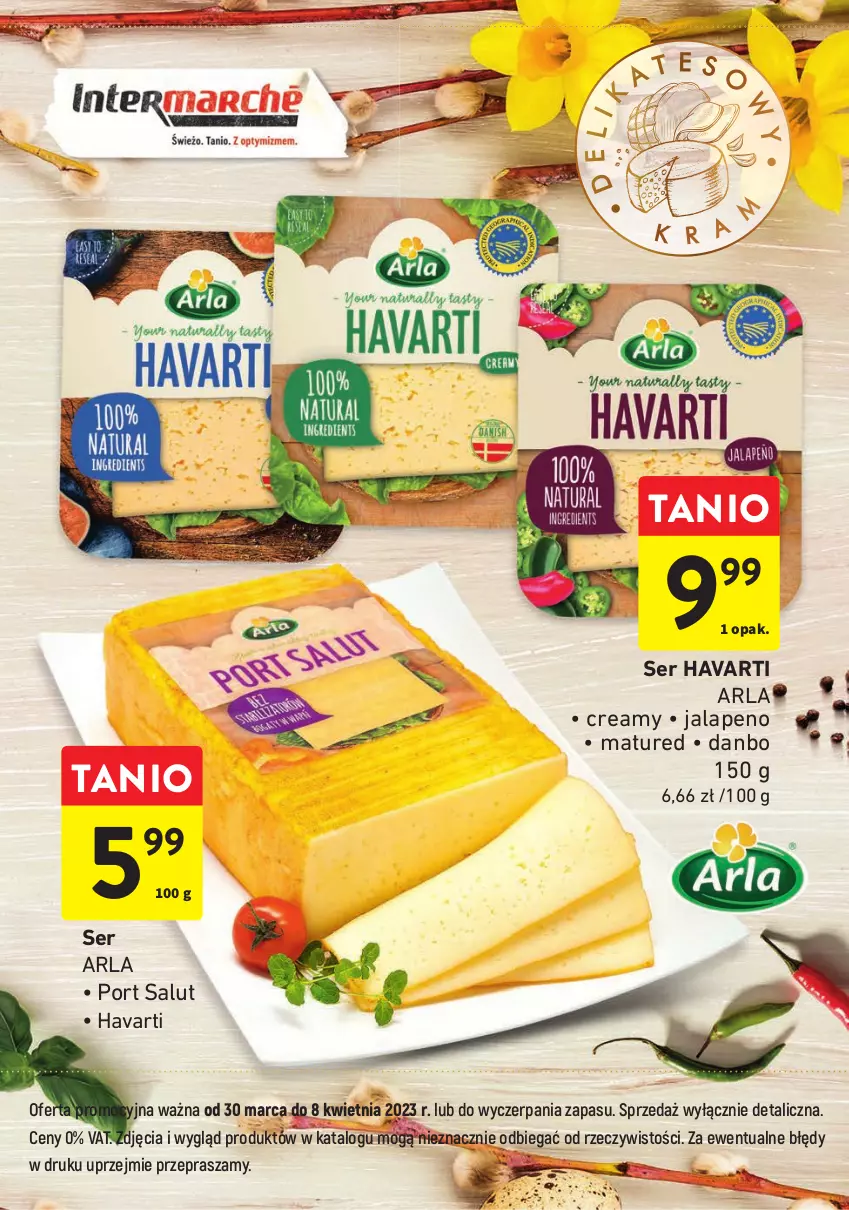 Gazetka promocyjna Intermarche - Gazetka Intermarche - ważna 30.03 do 08.04.2023 - strona 8 - produkty: Havarti, Por, Ser