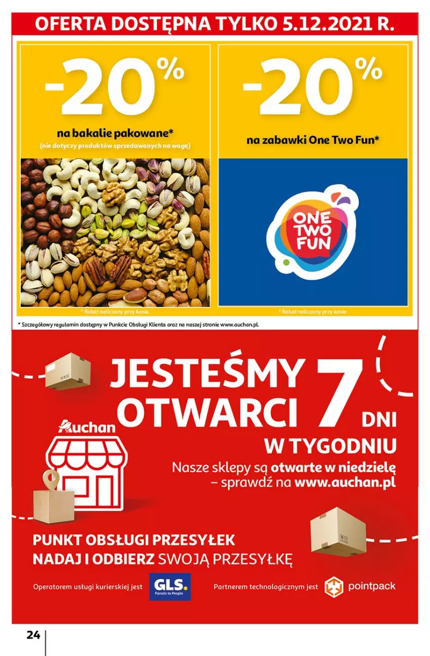 Gazetka promocyjna Auchan - Magia Mikołajkowa Hipermarkety - ważna 02.12 do 08.12.2021 - strona 24