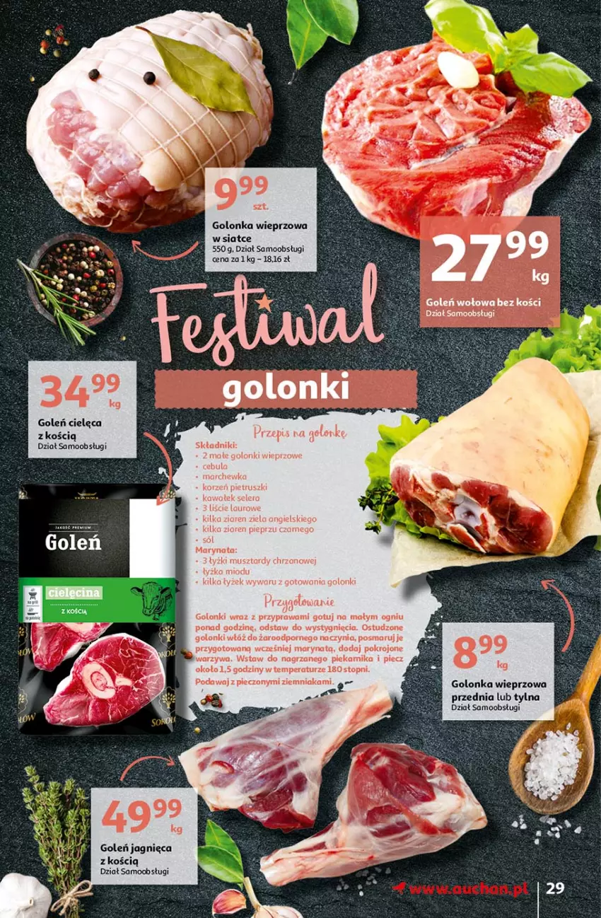 Gazetka promocyjna Auchan - Magia Mikołajkowa Hipermarkety - ważna 02.12 do 08.12.2021 - strona 29 - produkty: Chrzan, Golonka wieprzowa, Kawa, Laur, Mus, Piec, Pieprz, Por, Top, Wałek, Warzywa