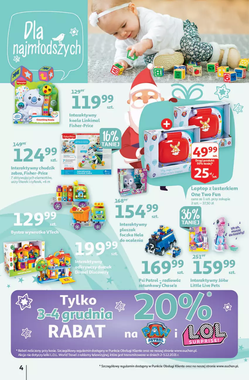 Gazetka promocyjna Auchan - Magia Mikołajkowa Hipermarkety - ważna 02.12 do 08.12.2021 - strona 4 - produkty: L.O.L., Tran