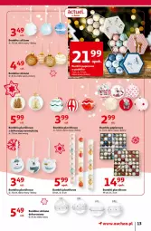 Gazetka promocyjna Auchan - Magia Mikołajkowa Hipermarkety - Gazetka - ważna od 08.12 do 08.12.2021 - strona 13 - produkty: Papier, Bombki, LANA