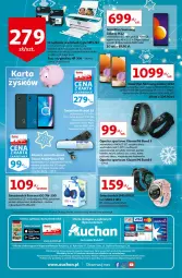 Gazetka promocyjna Auchan - Magia Mikołajkowa Hipermarkety - Gazetka - ważna od 08.12 do 08.12.2021 - strona 40 - produkty: Sok, Por, Gin, Pulsoksymetr, Amol, Opaska, Tusz, Warka, Smartwatch, Urządzenie wielofunkcyjne, Sport, Krokomierz, Bateria, Nike, Samsung, Gala, Smartfon, HP