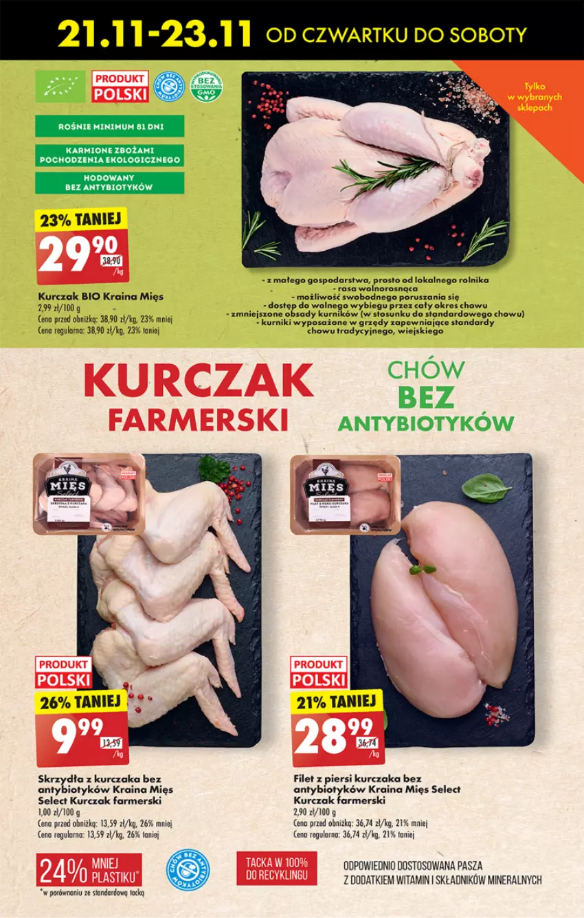 Gazetka promocyjna Biedronka - Od Czwartku - ważna 21.11 do 27.11.2024 - strona 26 - produkty: Fa, Filet z piersi kurczaka, Karmi, Kurczak, Por, Rolnik