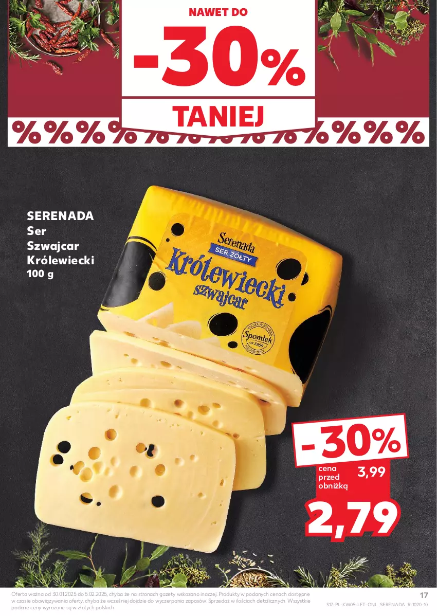 Gazetka promocyjna Kaufland - Gazetka tygodnia - ważna 30.01 do 05.02.2025 - strona 17 - produkty: Ser