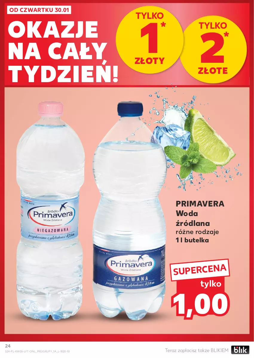 Gazetka promocyjna Kaufland - Gazetka tygodnia - ważna 30.01 do 05.02.2025 - strona 24 - produkty: LANA, Prima, Primavera, Tera, Woda