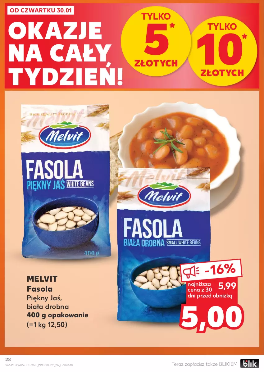 Gazetka promocyjna Kaufland - Gazetka tygodnia - ważna 30.01 do 05.02.2025 - strona 28 - produkty: Fa, Fasola, Melvit, Tera