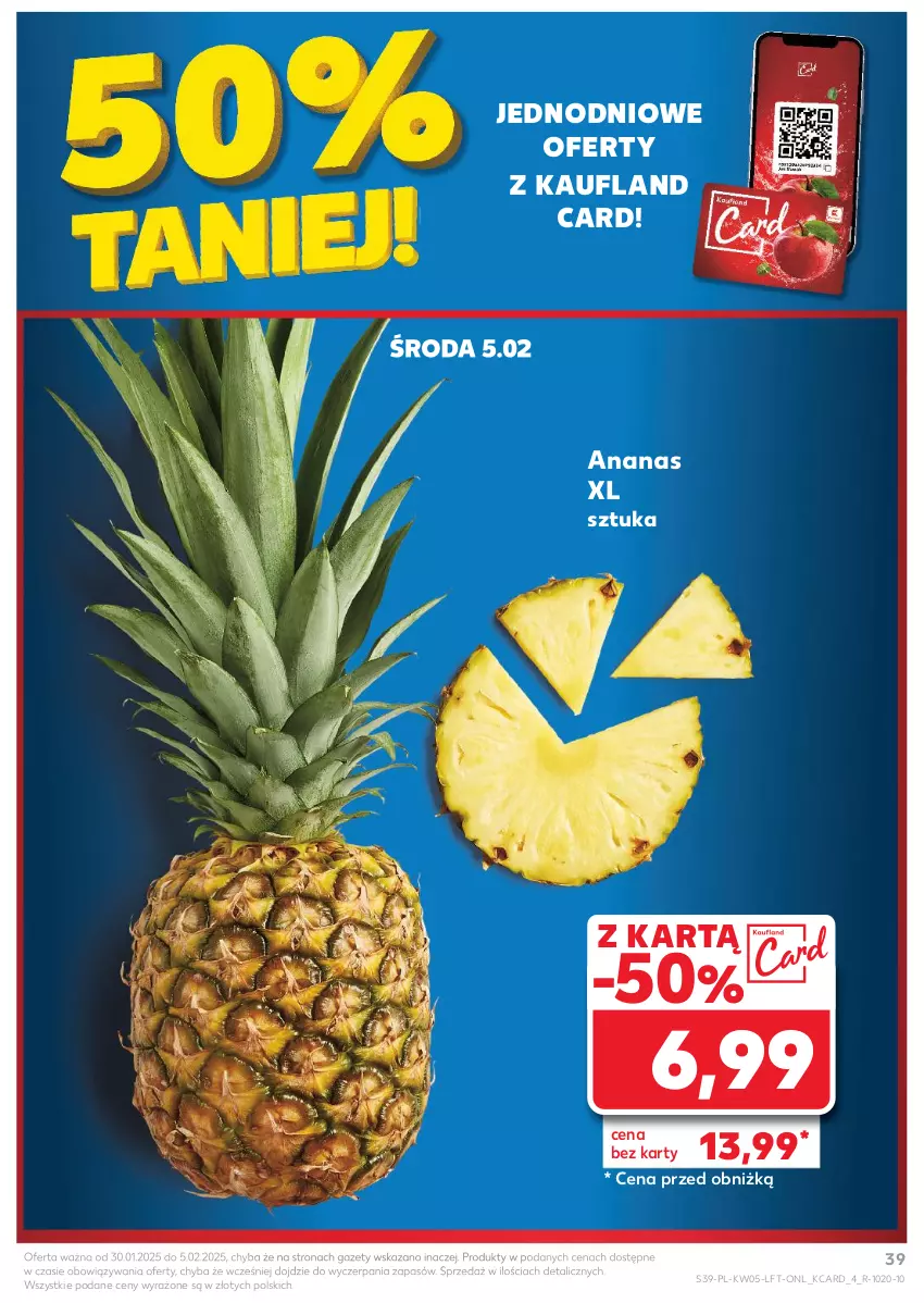 Gazetka promocyjna Kaufland - Gazetka tygodnia - ważna 30.01 do 05.02.2025 - strona 39 - produkty: Ananas