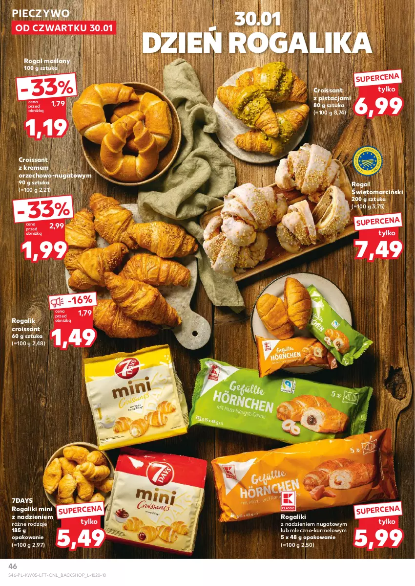 Gazetka promocyjna Kaufland - Gazetka tygodnia - ważna 30.01 do 05.02.2025 - strona 46 - produkty: Croissant, Piec, Pieczywo, Rogal