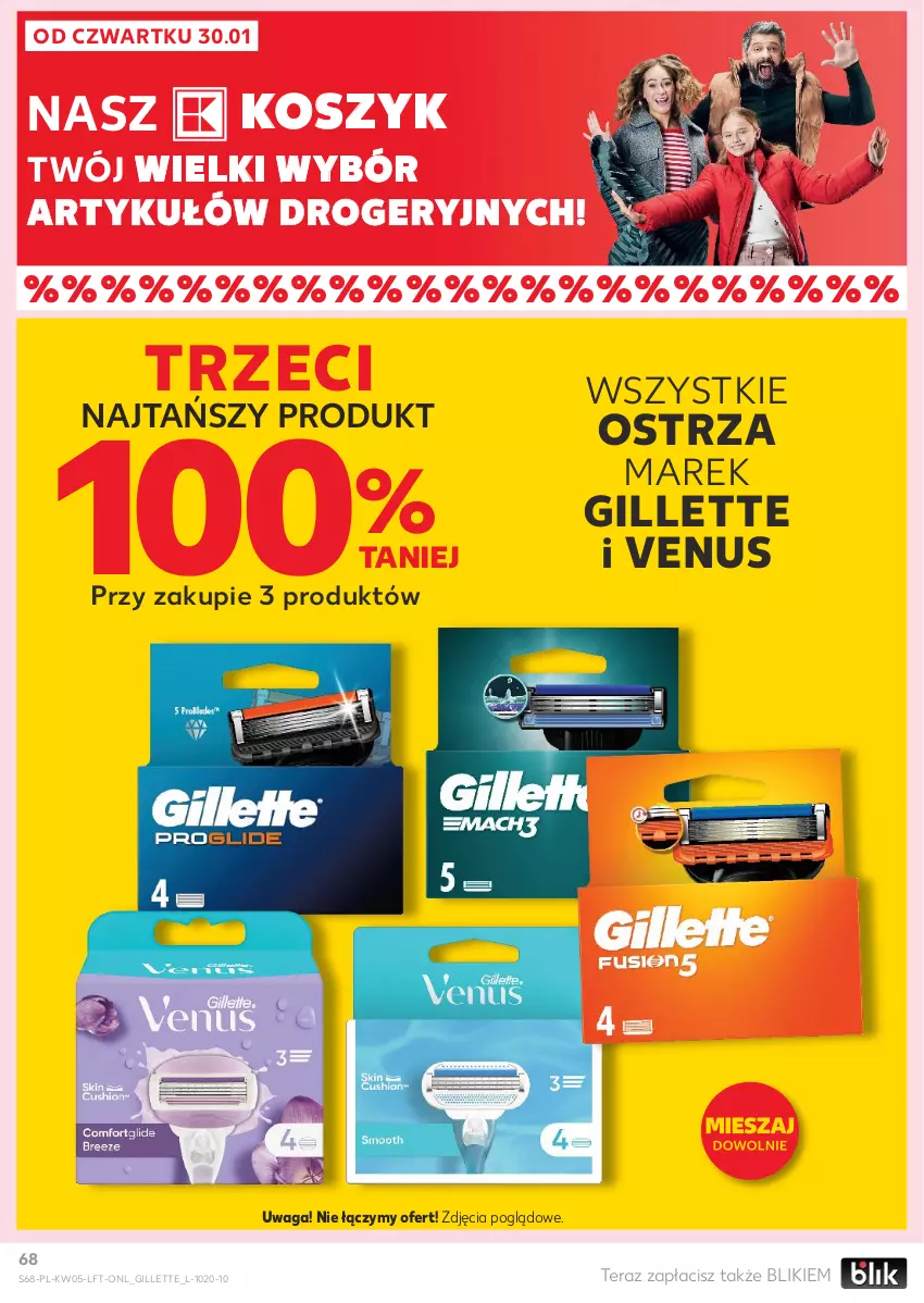 Gazetka promocyjna Kaufland - Gazetka tygodnia - ważna 30.01 do 05.02.2025 - strona 68 - produkty: Gillette, Kosz, Tera, Venus, Waga