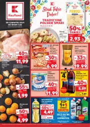 Gazetka promocyjna Kaufland - Gazetka tygodnia - Gazetka - ważna od 05.02 do 05.02.2025 - strona 1 - produkty: Mandarynki, Pierogi, Domestos, Cebula, Kawa rozpuszczalna, Gra, 7up, Papier, Mirinda, Kawa, Dr. Oetker, Pepsi, Pizza, Ręcznik, Napój gazowany, Foxy, Olej rzepakowy, Waga, Napój, Olej, Fa