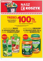 Gazetka promocyjna Kaufland - Gazetka tygodnia - Gazetka - ważna od 05.02 do 05.02.2025 - strona 72 - produkty: Mus, Gra, Rama, BoboVita, Kosz, Kubuś, Waga